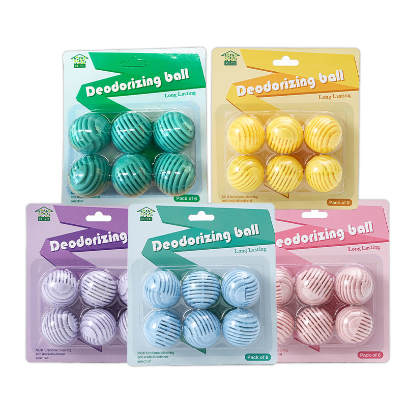 Home Bathroom Freshener - 6Pcs/Pack Deodorizing Ball, Mildew and Insect