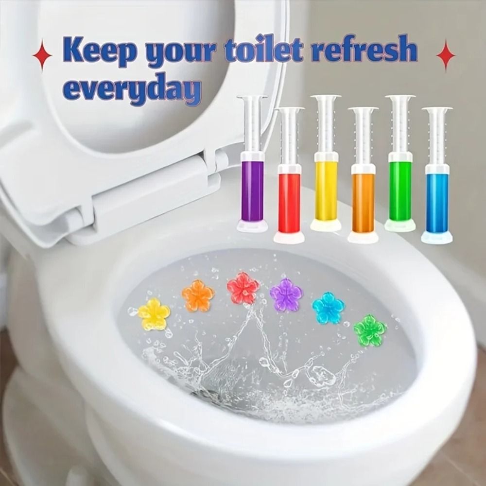 Home Bathroom Freshener - 2024 Aroma Flower Toilet Cleaner Gel
