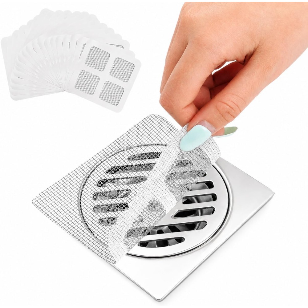 Drain Hair Catcher - 50pcs Disposable Shower Drain Hair Catchers,