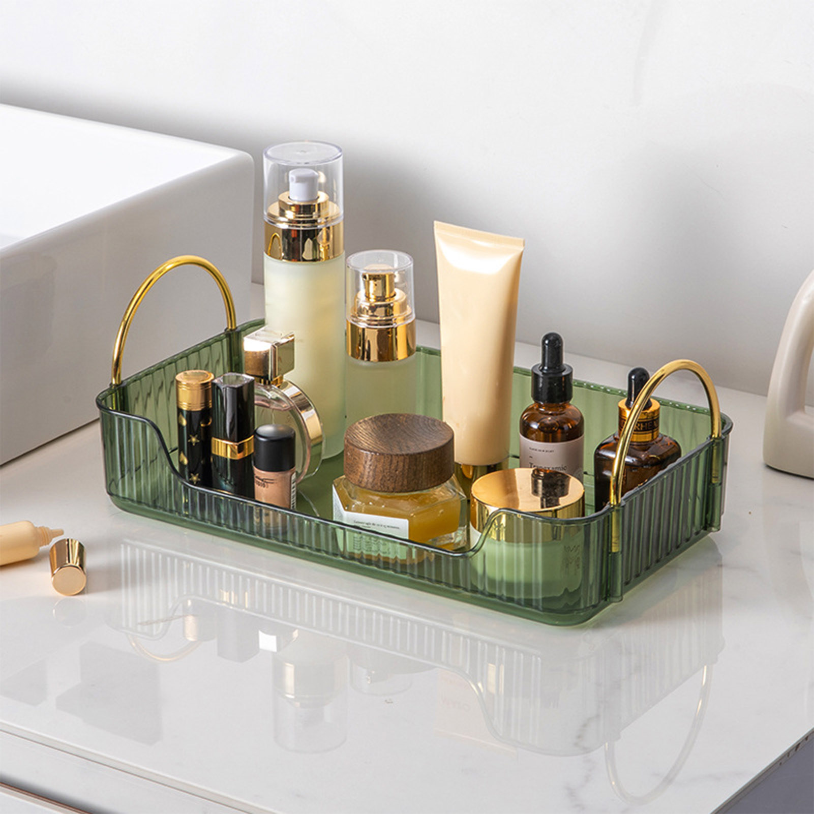 Bathroom Organizer Rack Light  - Home Office Bathroom 评论和价格