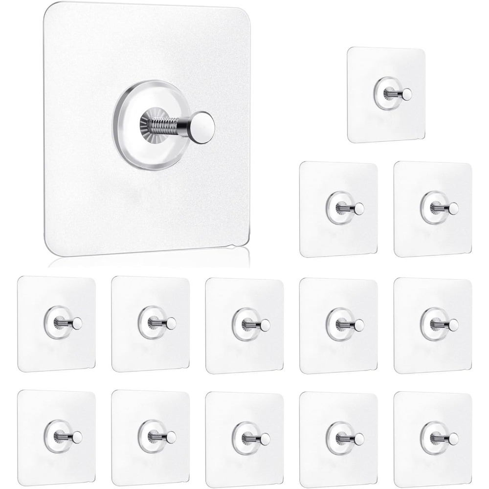 14 Pack Adhesive Wall Hooks No - Home Office Bathroom 评论和价格