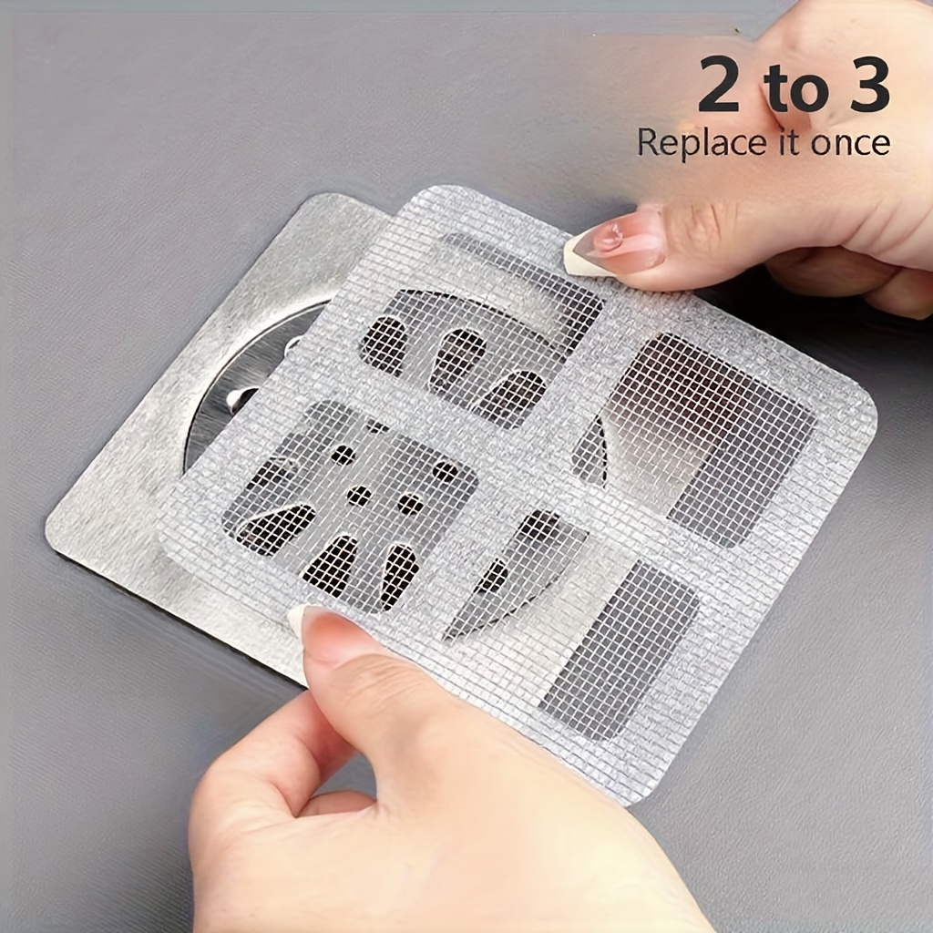 50PCS Disposable Shower Drain  - Drain Hair Catcher 评论和价格