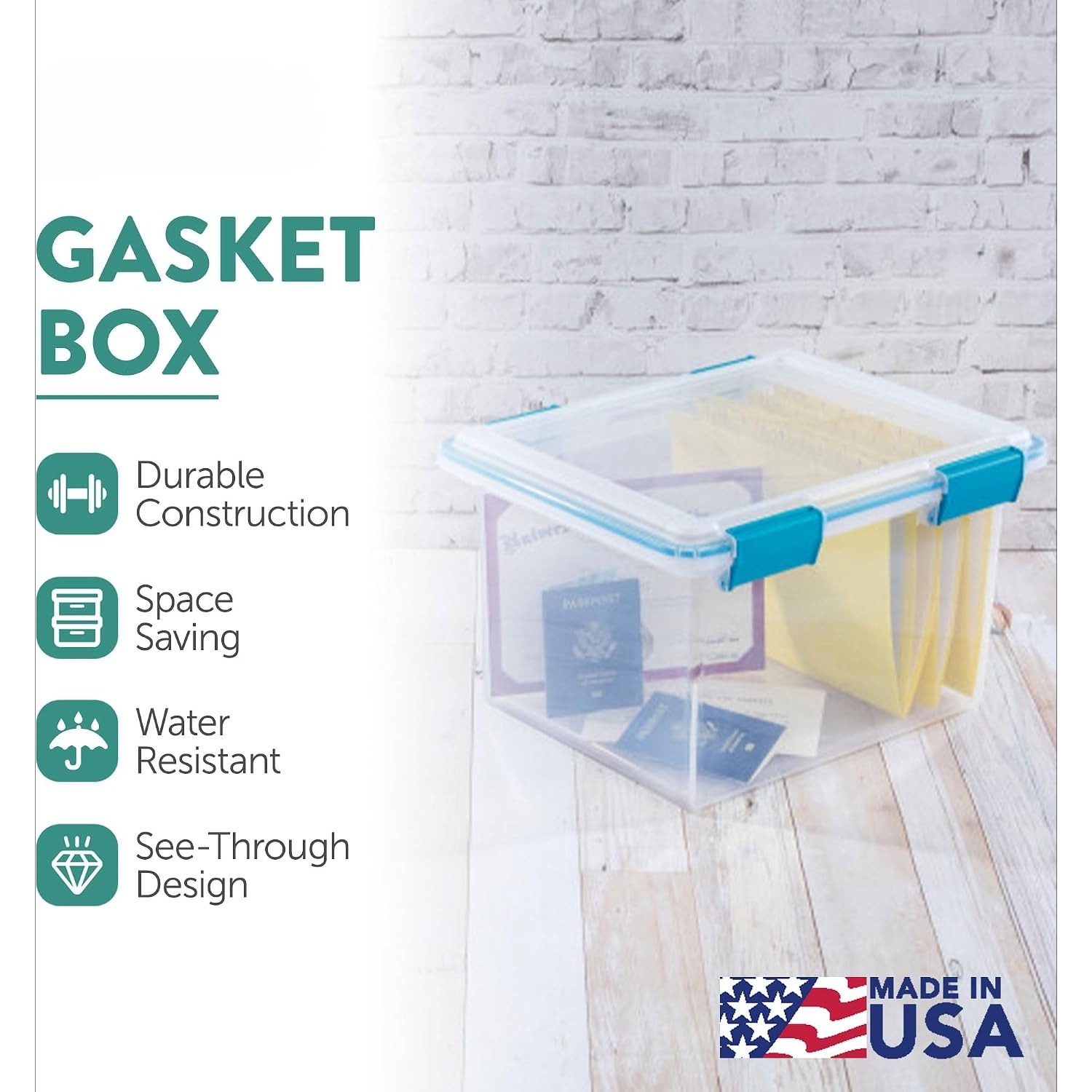 Gasket Storage Box with Lids f - Home Office Bathroom 评论和价格