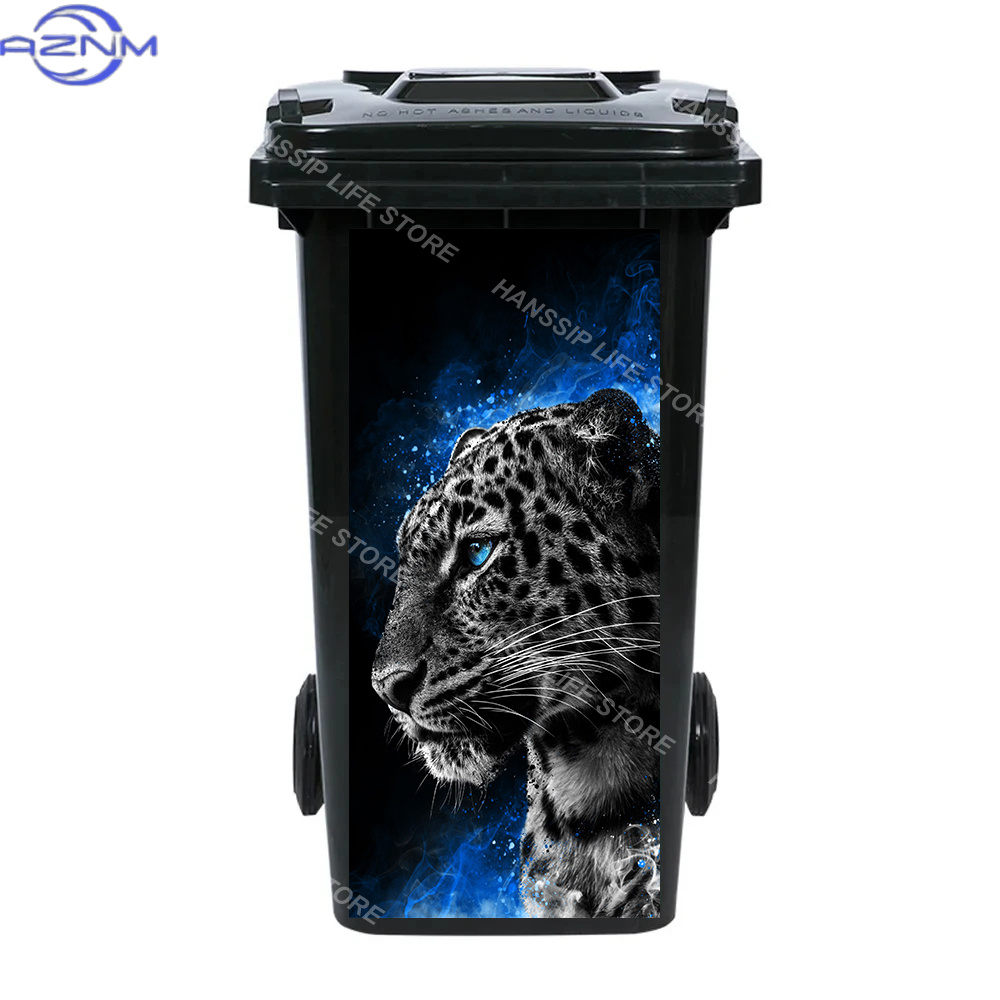 Fierce Animals Bin Sticker Tra - Home Bathroom Trash Can 评论和价格