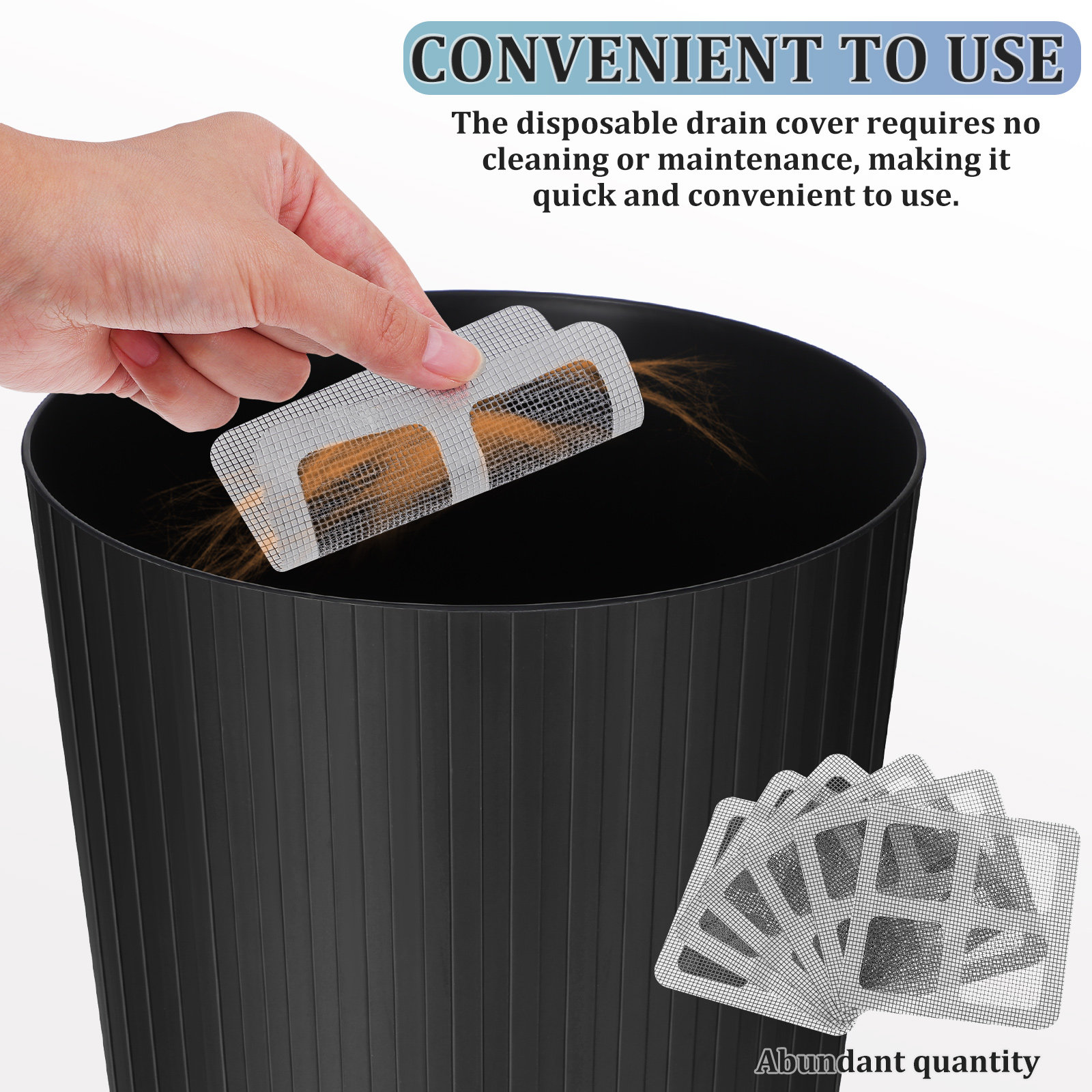 100Pcs Disposable Drain Covers - Drain Hair Catcher 评论和价格