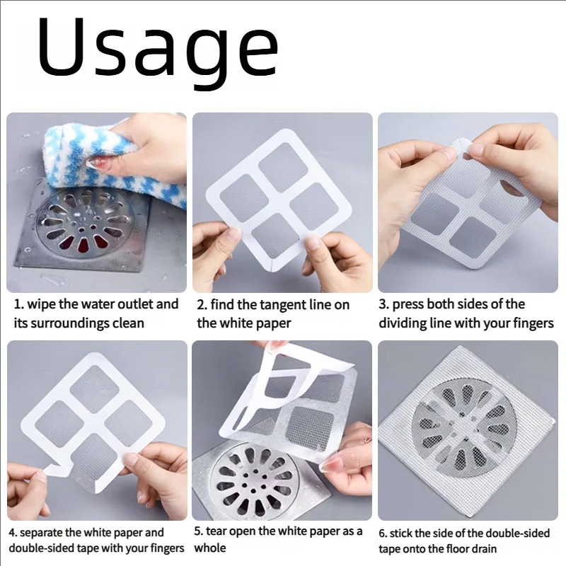 Floor Drain Sticker, Insect-pr - Drain Hair Catcher 评论和价格