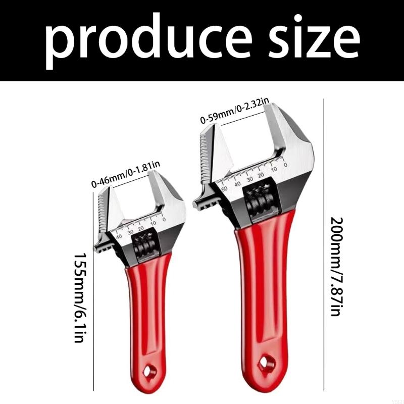 Adjustable Wrench with Wide Op - Home Bathroom Repair 评论和价格