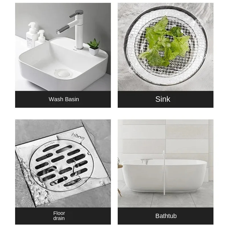 Disposable Anti-blocking Filte - Drain Hair Catcher 评论和价格