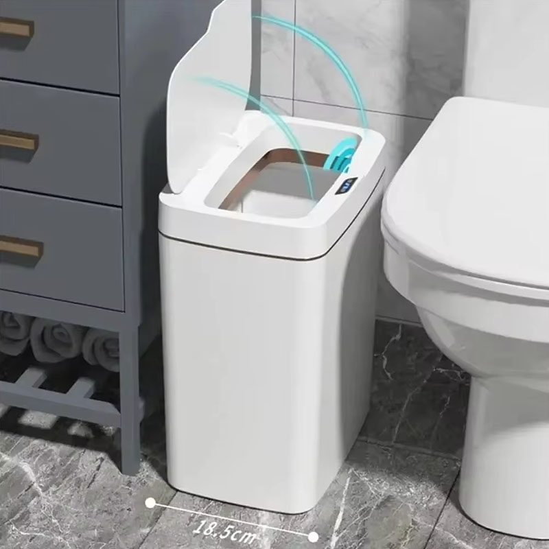 15L Narrow Smart Bathroom Tras - Home Bathroom Trash Can 评论和价格