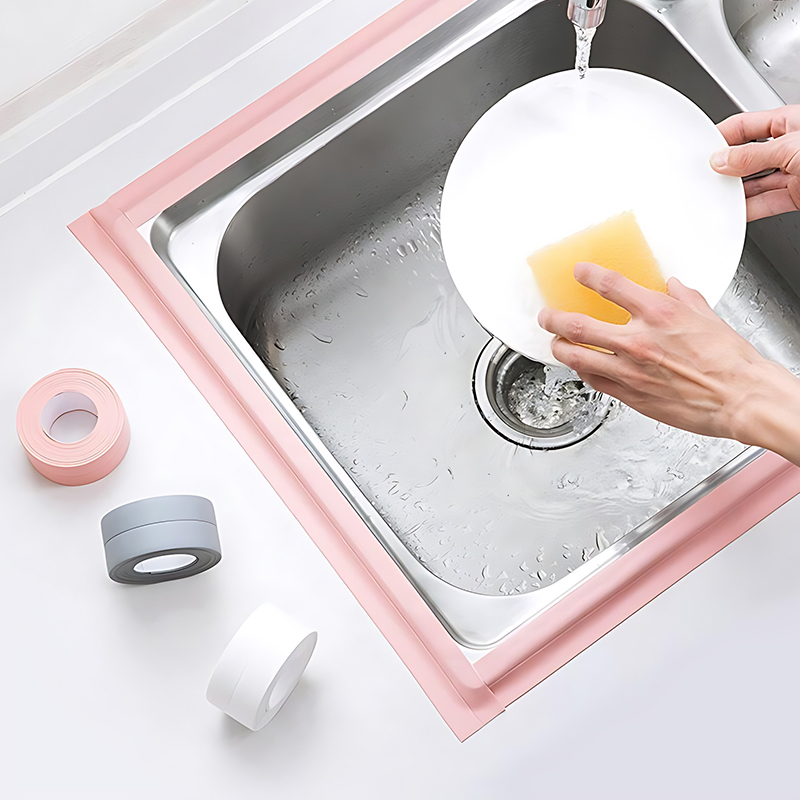 2Rolls Colorful Anti Mold Tape - Home Bathroom Renovation 评论和价格
