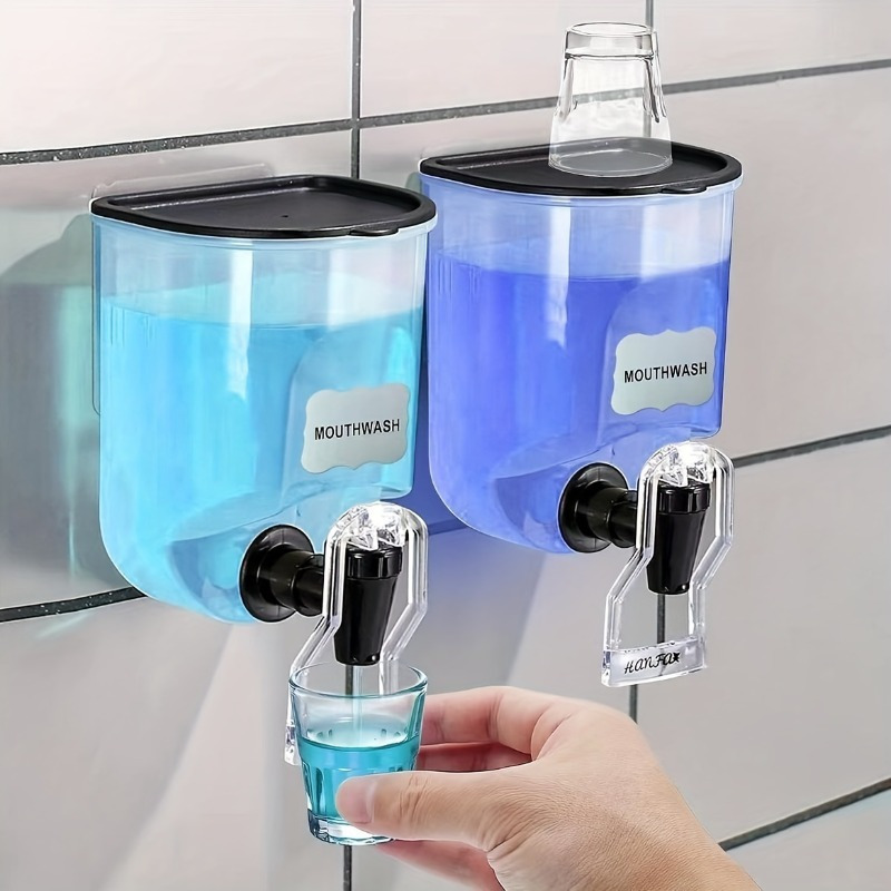 2PCS 600ml Mouthwash Dispenser - Home Bathroom Freshener 评论和价格