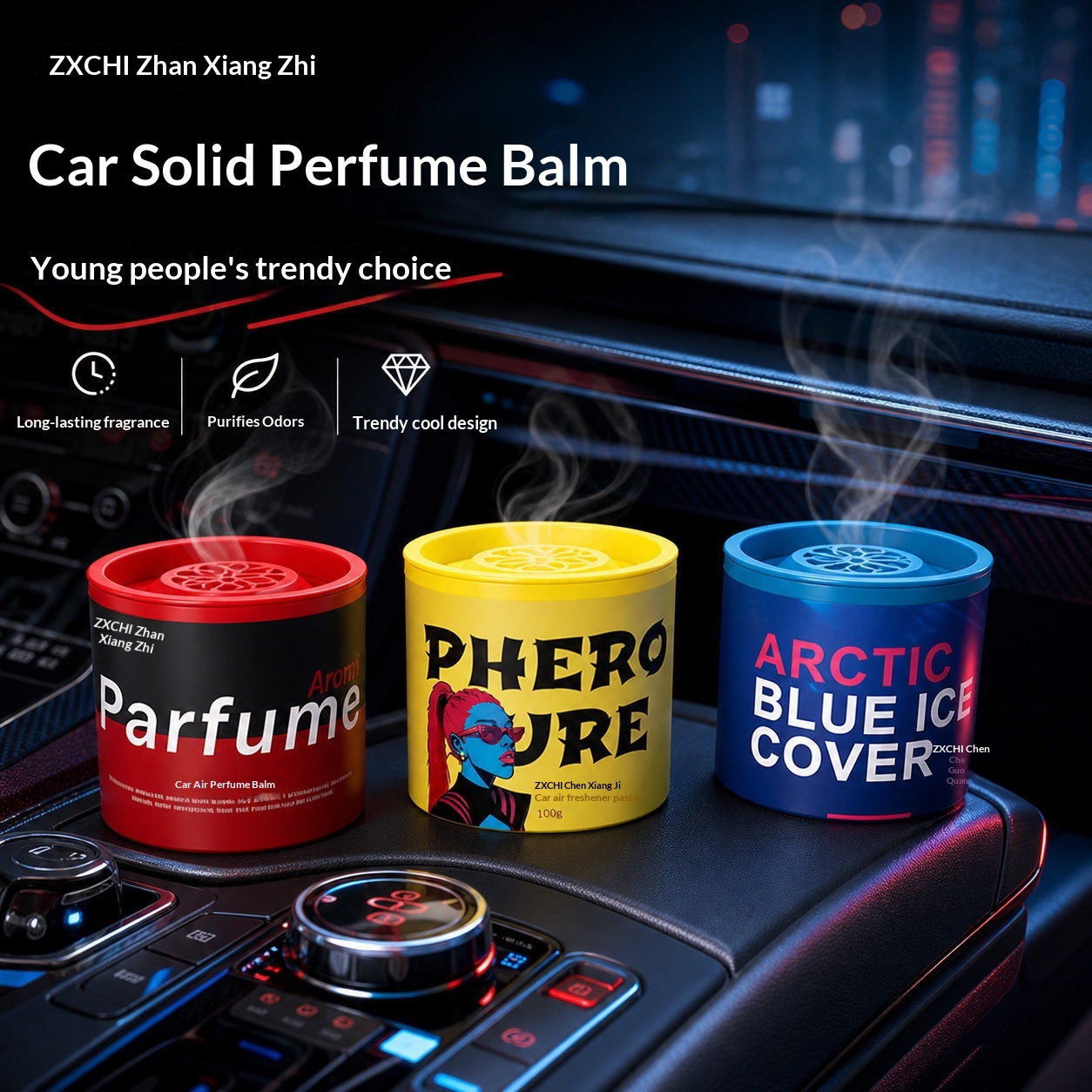 XMSJ Luxury Punk Solid Car Per - Home Bathroom Freshener 评论和价格