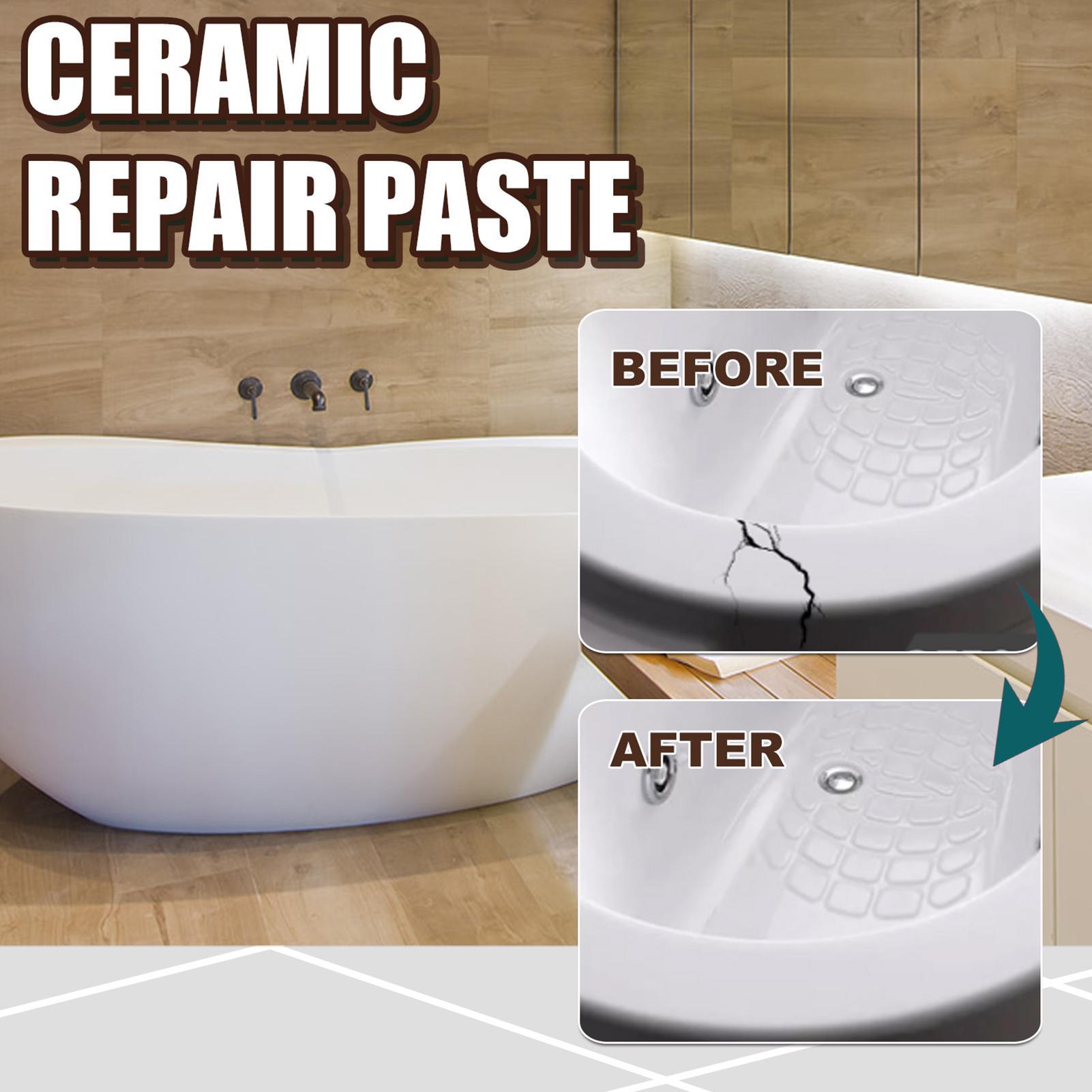 Bathtub Crack Repair Paste Kit - Home Bathroom Repair 评论和价格