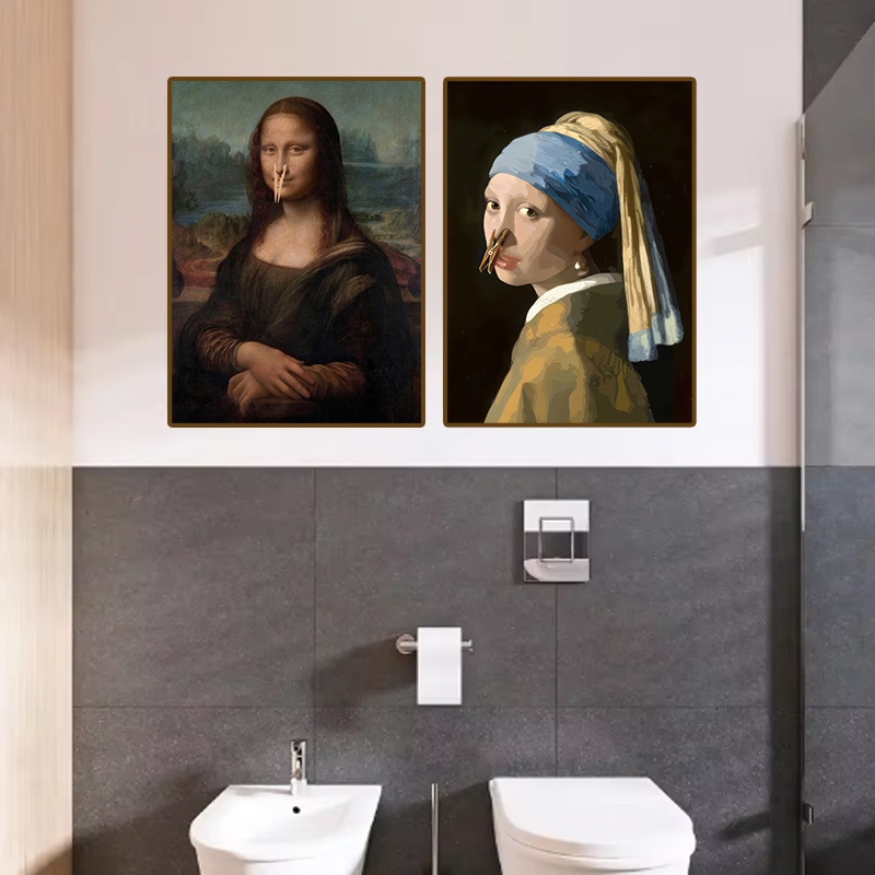 1pc Funny Abstract Bathroom To - Home Office Bathroom 评论和价格