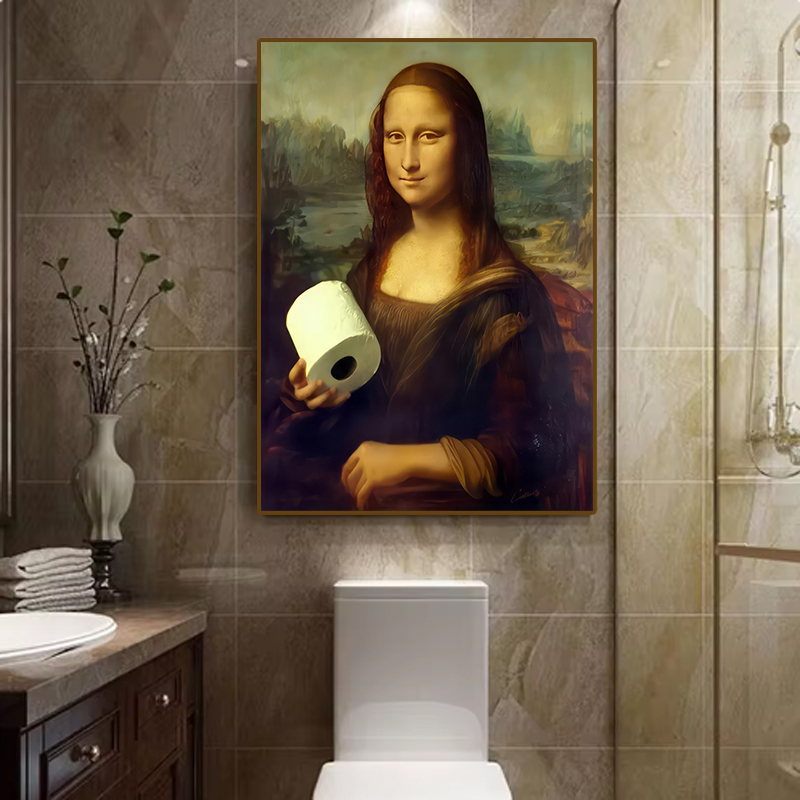 1pc Funny Abstract Bathroom To - Home Office Bathroom 评论和价格