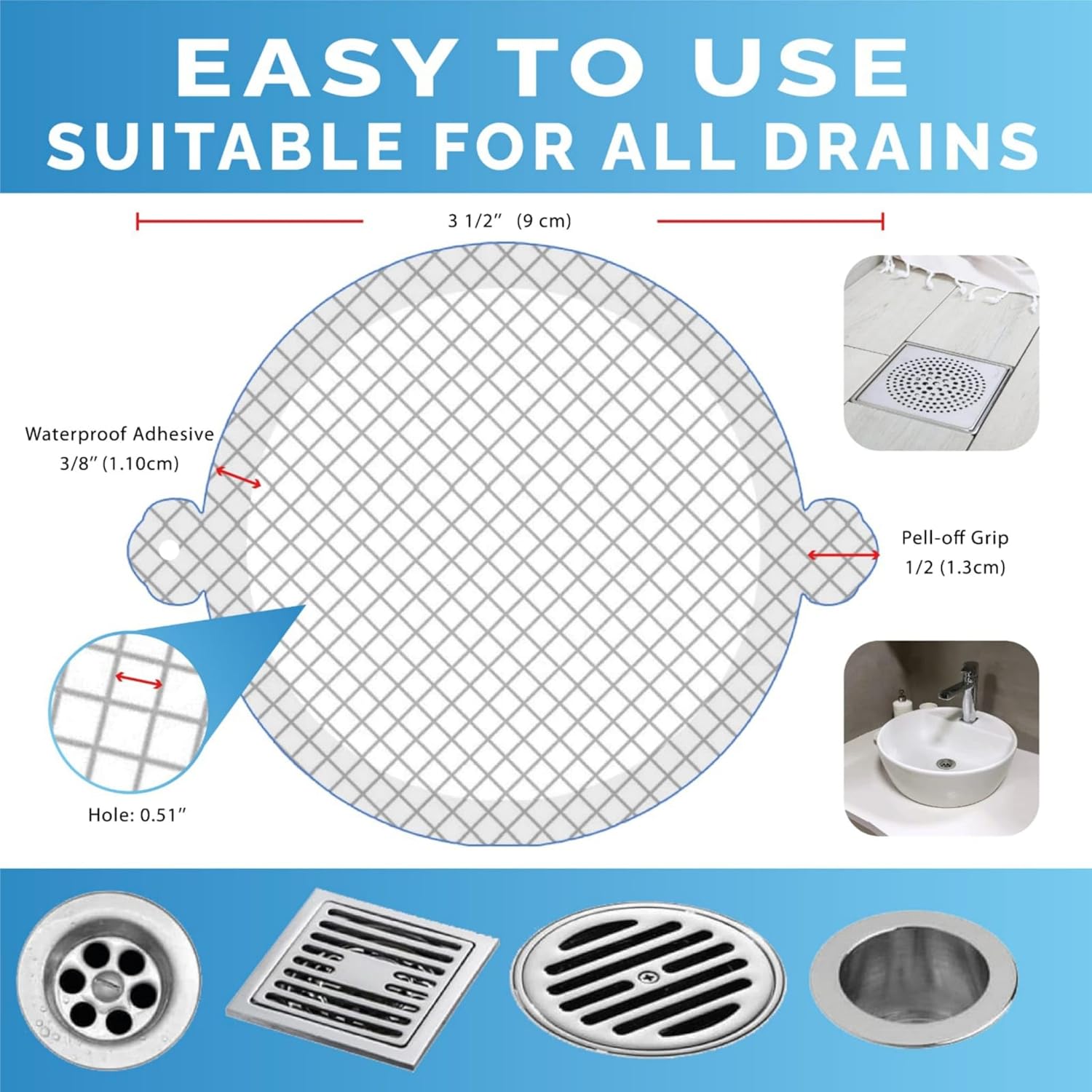 35 Pack Disposable Shower Drai - Drain Hair Catcher 评论和价格