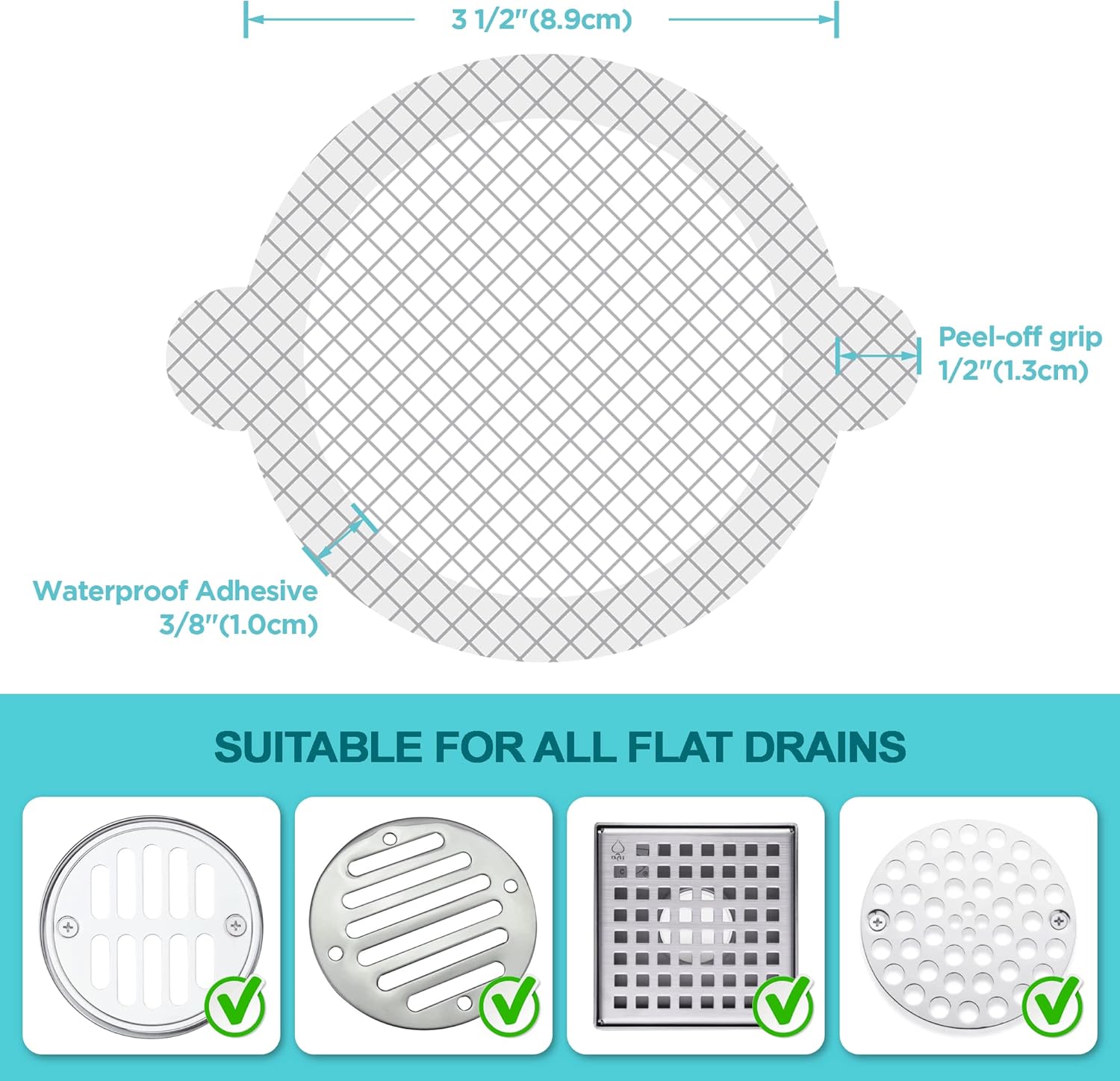 25 Pack Disposable Shower Drai - Drain Hair Catcher 评论和价格