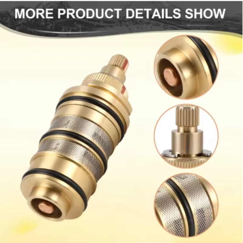 Brass Shower Thermostatic Cart - Home Bathroom Repair 评论和价格