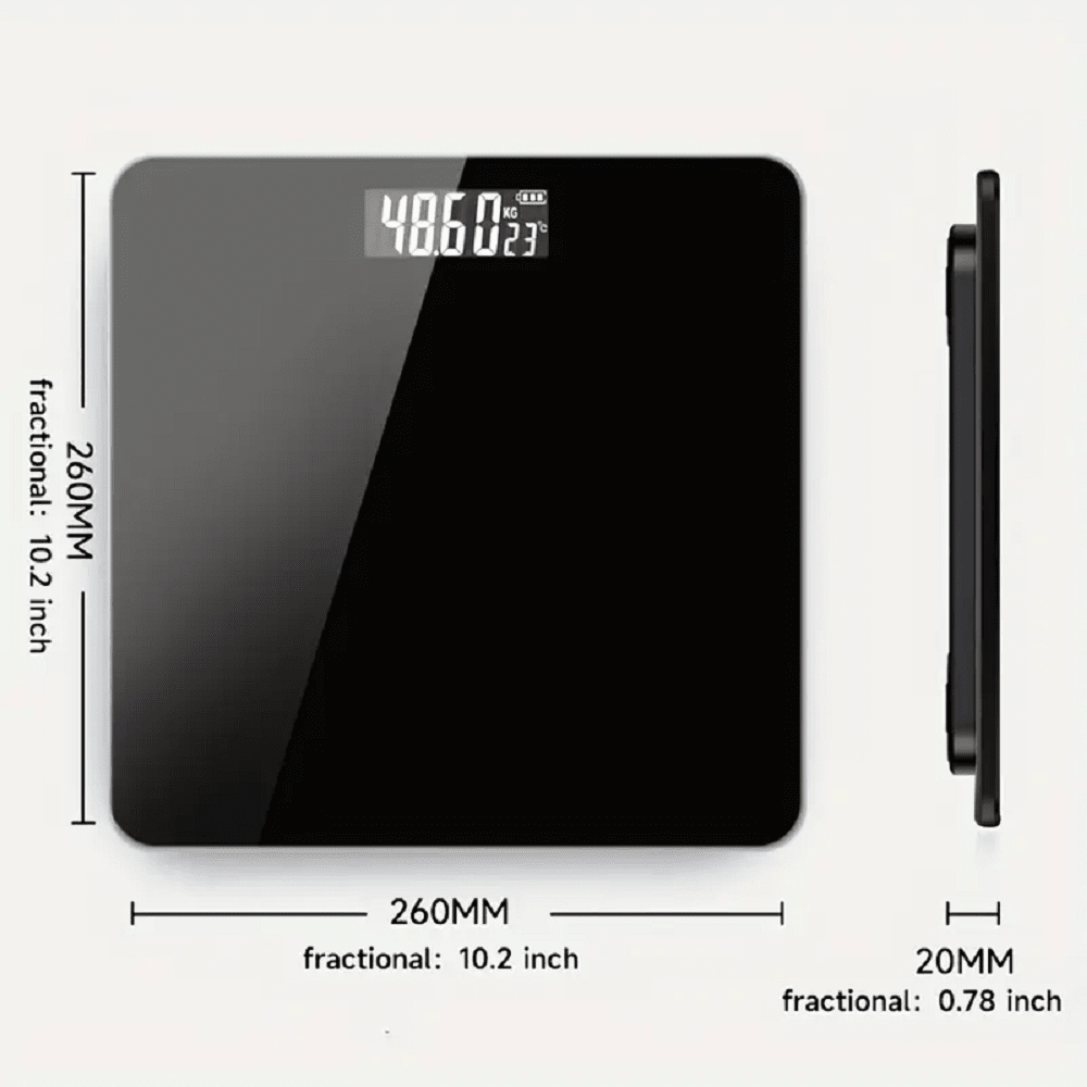 Pc Digital Bathroom Scale, Gla - Home Bathroom Scales 评论和价格