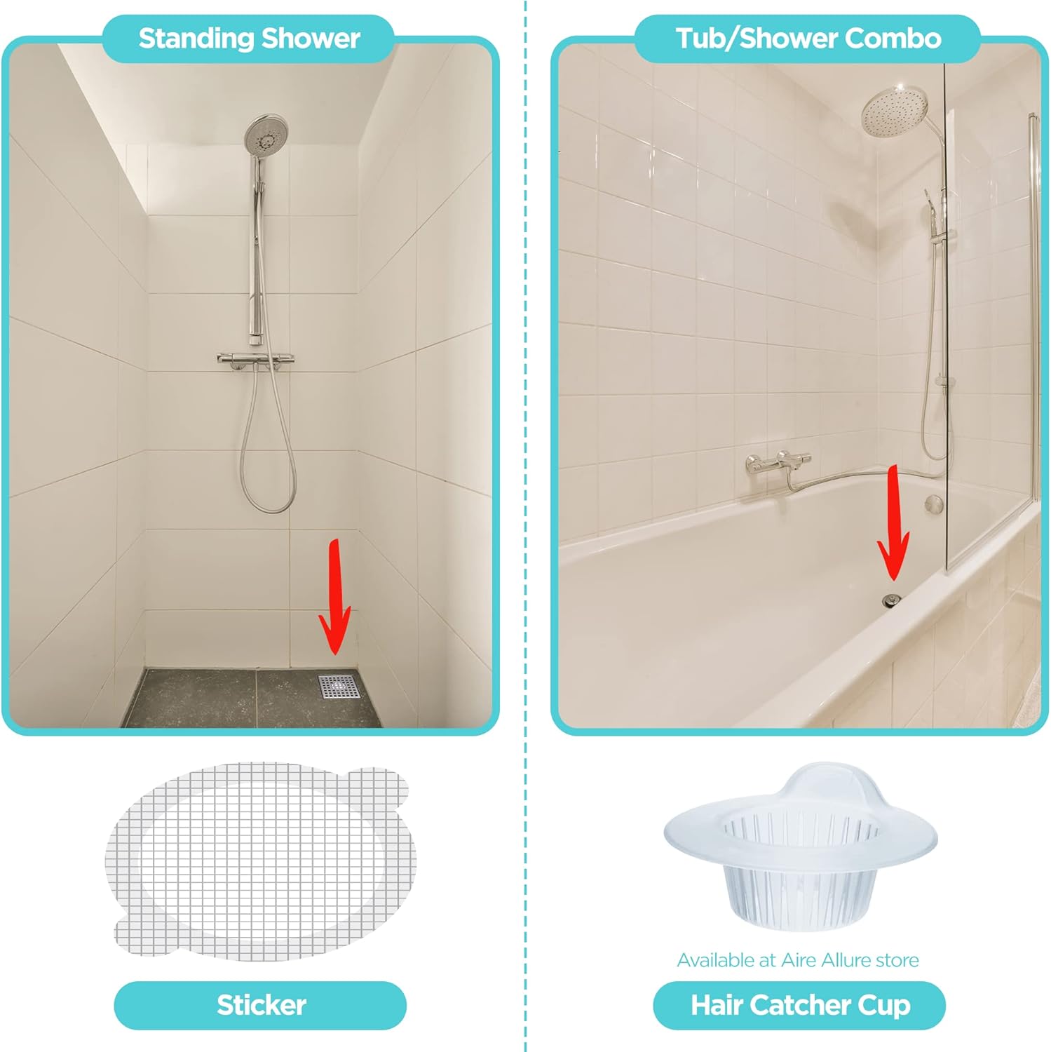25 Pack Disposable Shower Drai - Drain Hair Catcher 评论和价格