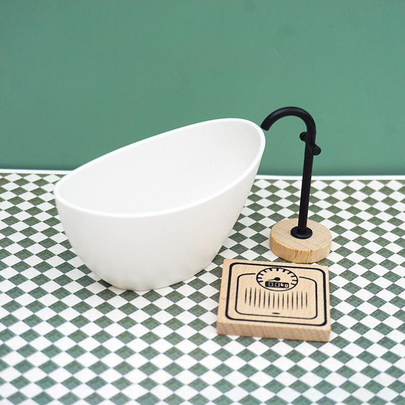 1:6/1:12 Dollhouse Miniature B - Home Bathroom Renovation 评论和价格