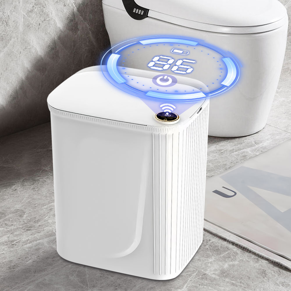 20L Smart Sensor Trash Can Wit - Home Bathroom Trash Can 评论和价格