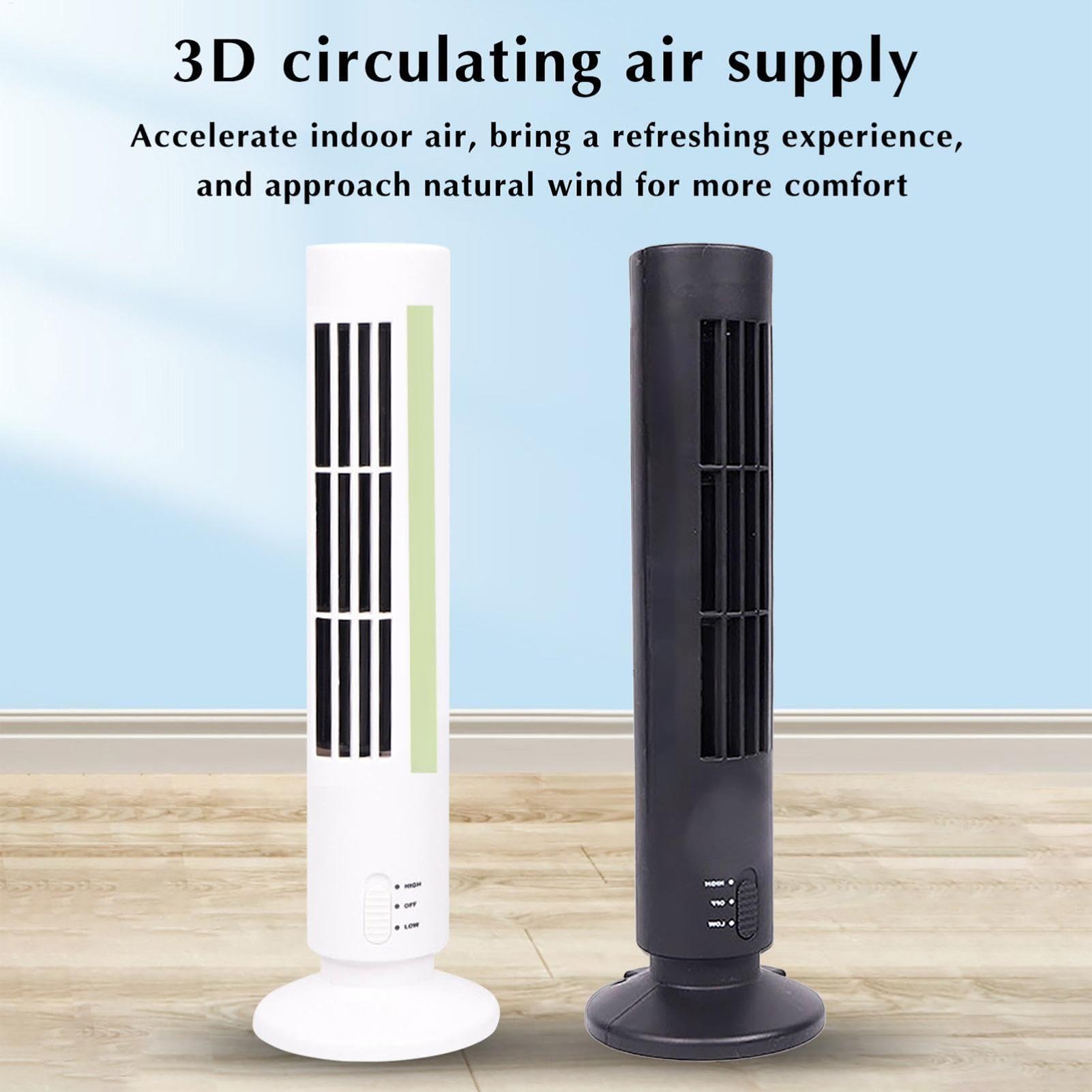 Tower Fan Plug-in Bedside Spac - Home Office Bathroom 评论和价格