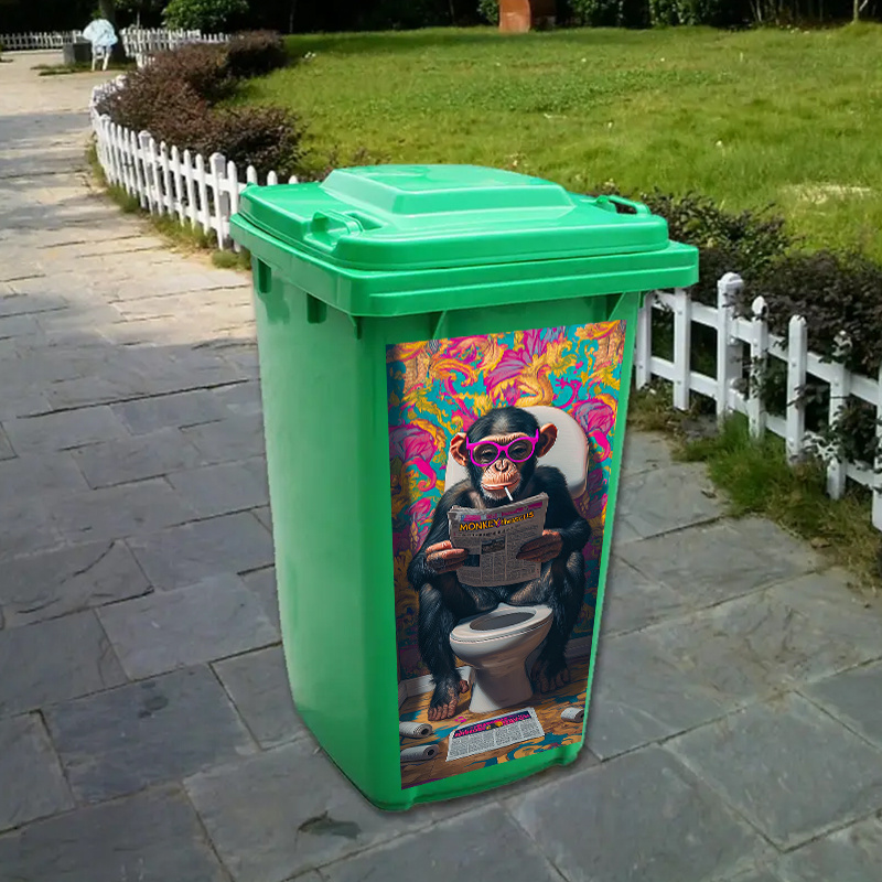 1 Funny Tarsier Trash Can Stic - Home Bathroom Trash Can 评论和价格