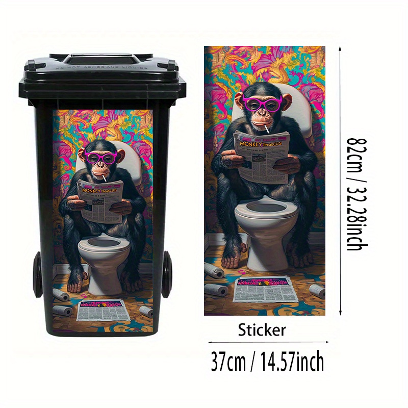 1 Funny Tarsier Trash Can Stic - Home Bathroom Trash Can 评论和价格