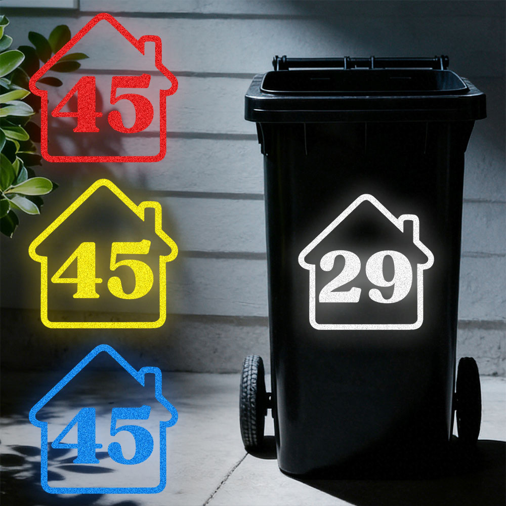 3PCS Custom Reflective Trash B - Home Bathroom Trash Can 评论和价格